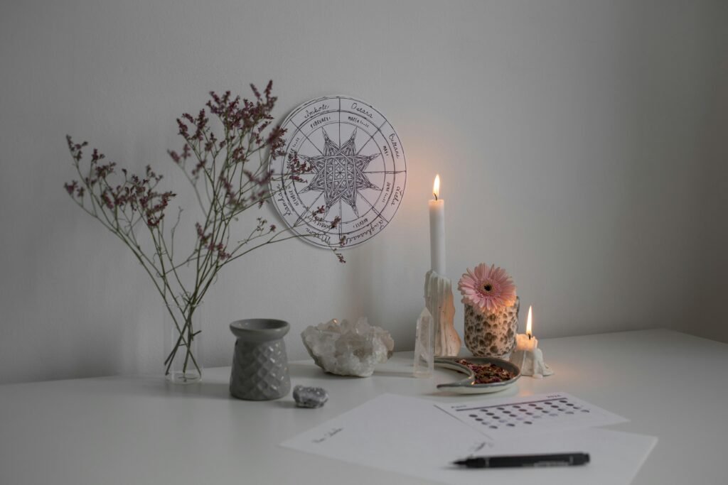 Symbolic representation of writing a new life script